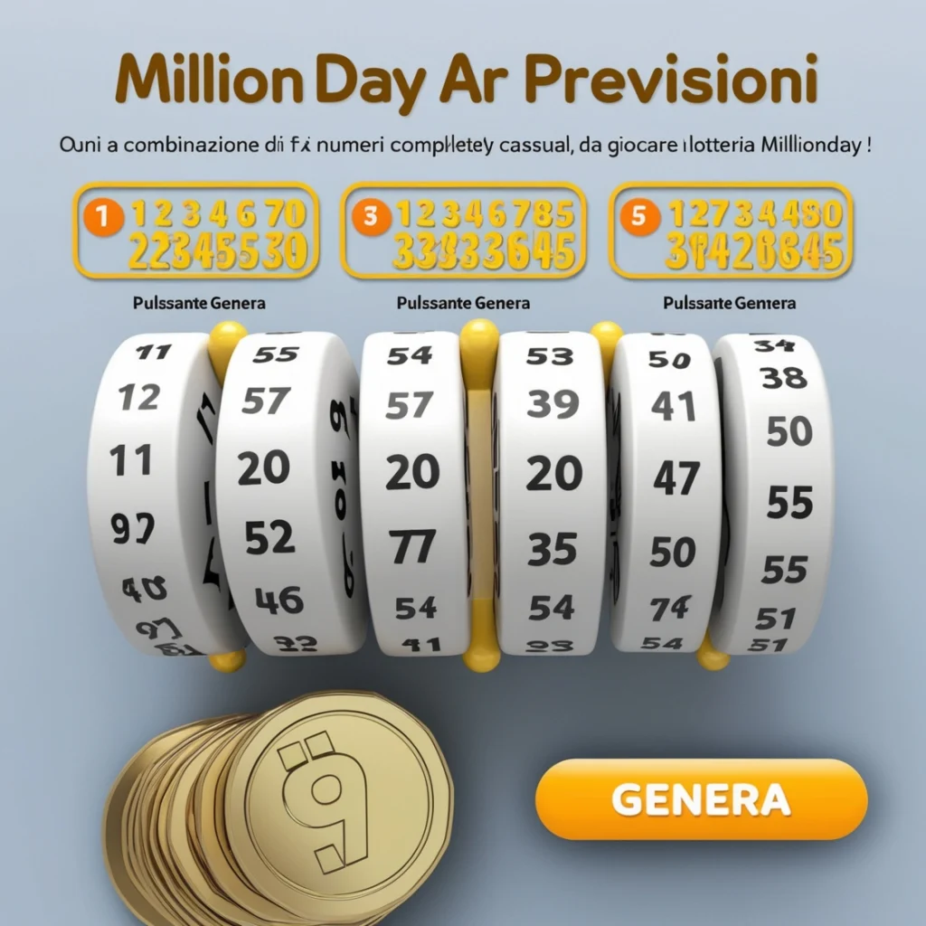  Million day archivio previsioni.
