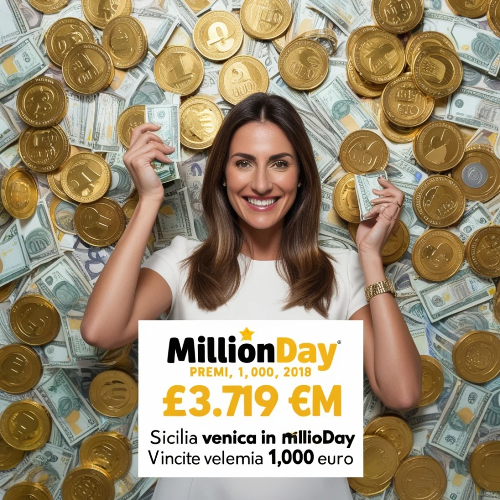 Vincite Million Day: premi, verifica e archivio estrazioni.
Ecco tutti i premi da 1 milione di euro vinti al MillionDay*: